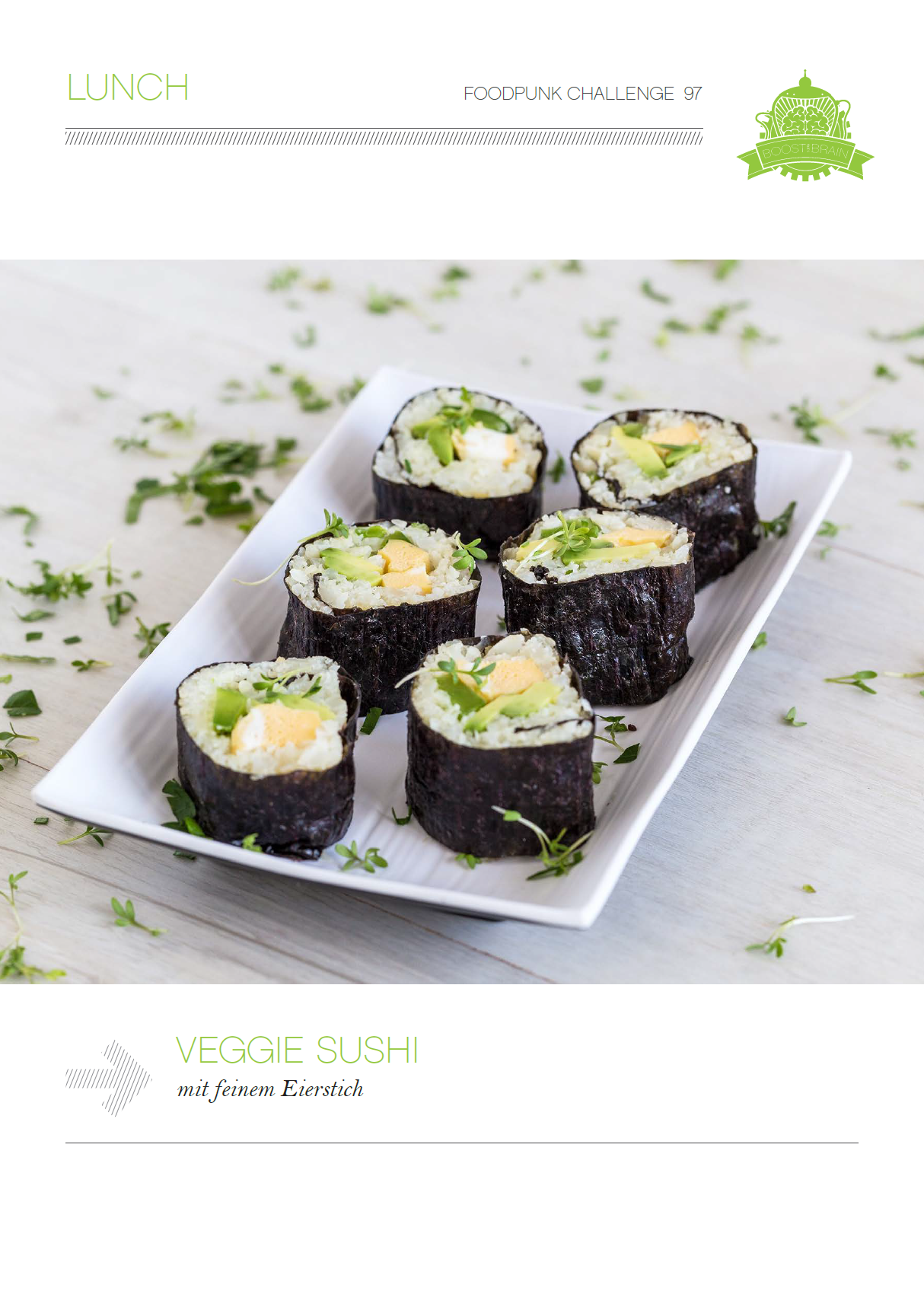 Boost Your Brain Veggie 2000 kcal, 30 Tage vegetarischer Keto Ernährungsplan