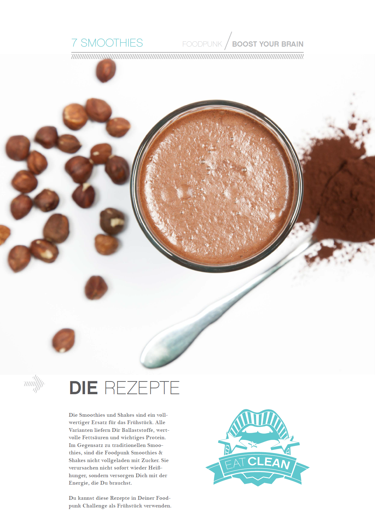 Smoothie Upgrade, Eat Clean 3000 kcal, 7 Rezepte für Smoothies & Shakes