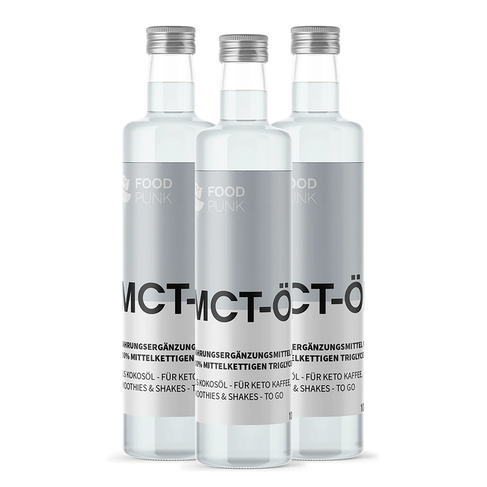 MCT-Öl aus 100% Kokosöl | 3x 500 ml VORTEILSPACK