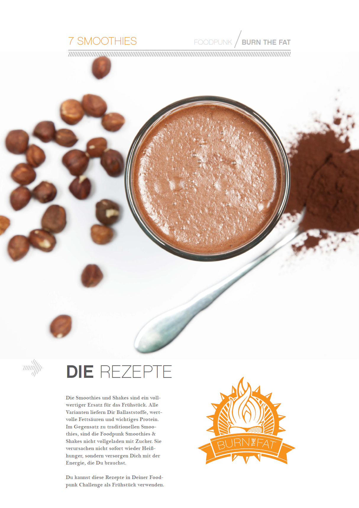 Smoothie Upgrade, Burn The Fat 1500 kcal, 7 Rezepte für Smoothies & Shakes