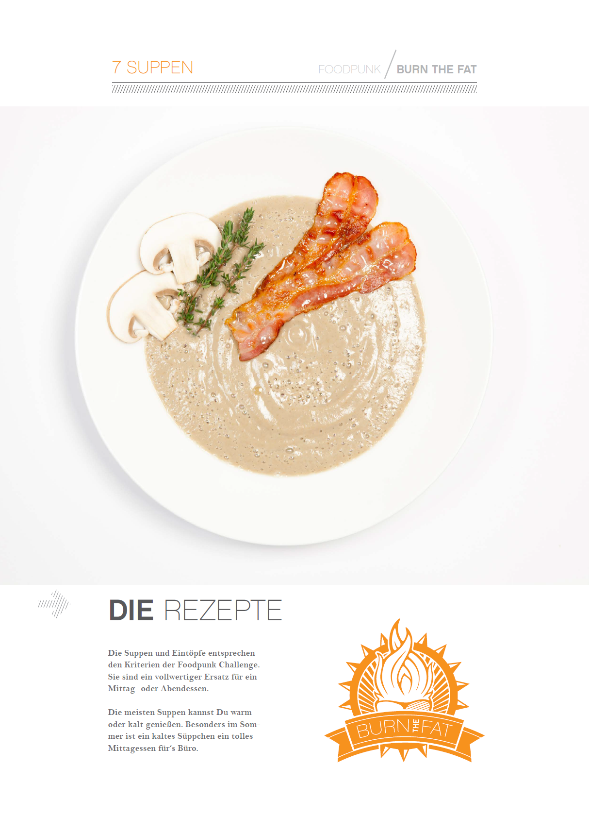 Suppen Upgrade, Burn The Fat 1800 kcal, 7 Rezepte für Suppen & Eintöpfe