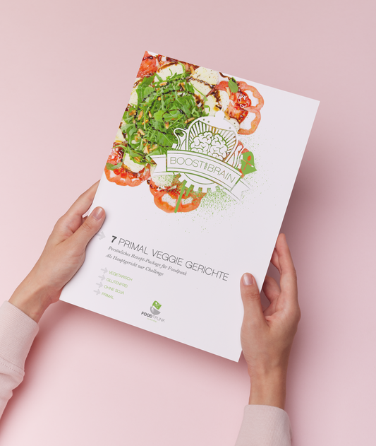 Primal Upgrade, Boost Your Brain 1500 kcal, 7 vegetarische Rezepte mit Milchprodukten