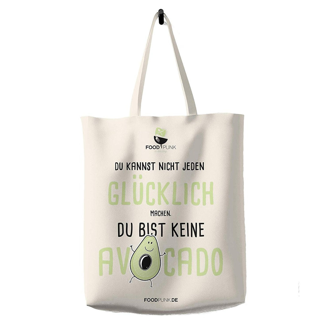 Foodpunk Baumwolltasche Avocado | Einkaufstasche | Jutebeutel
